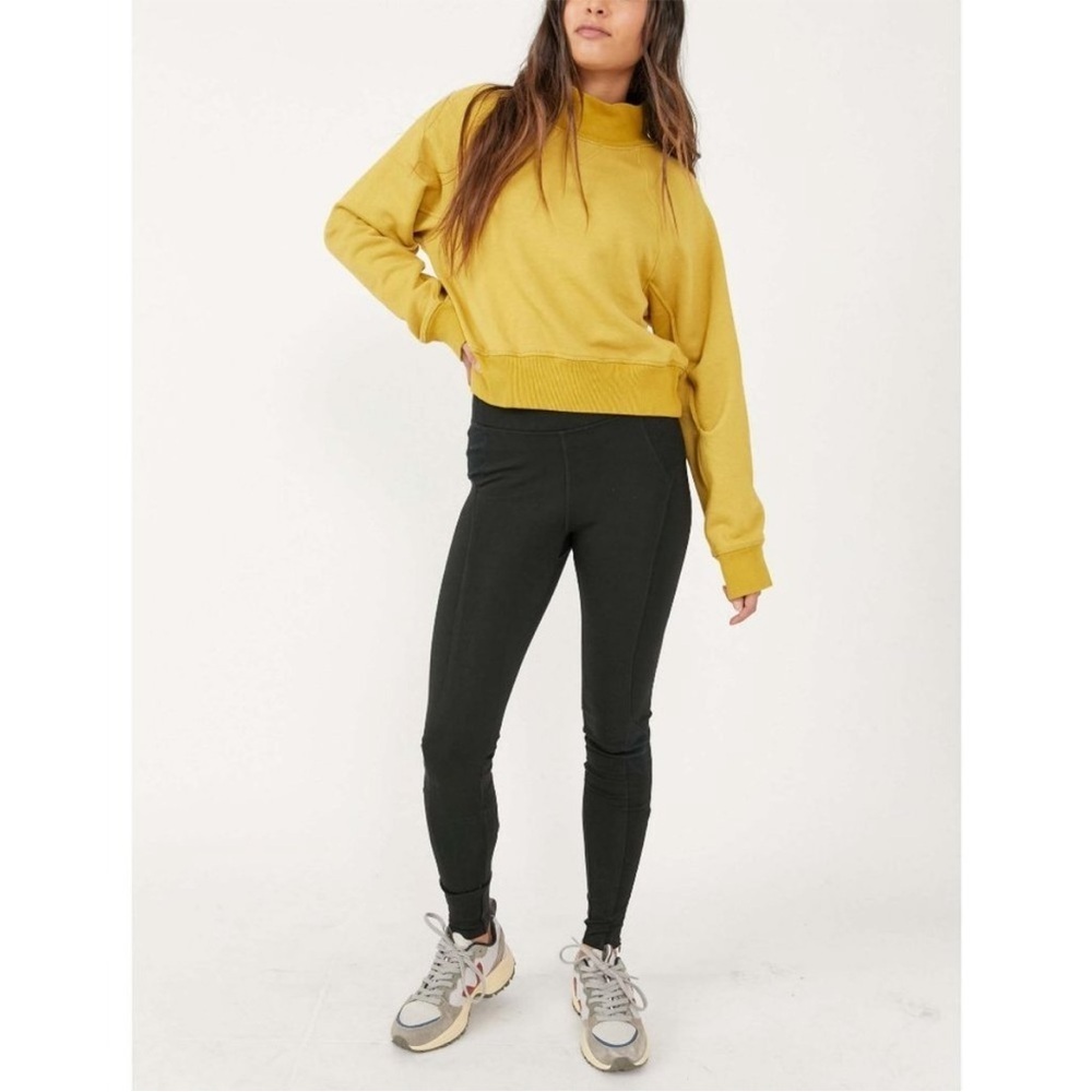 Free People Movement Next Level Jogger-Style Leggings in Black